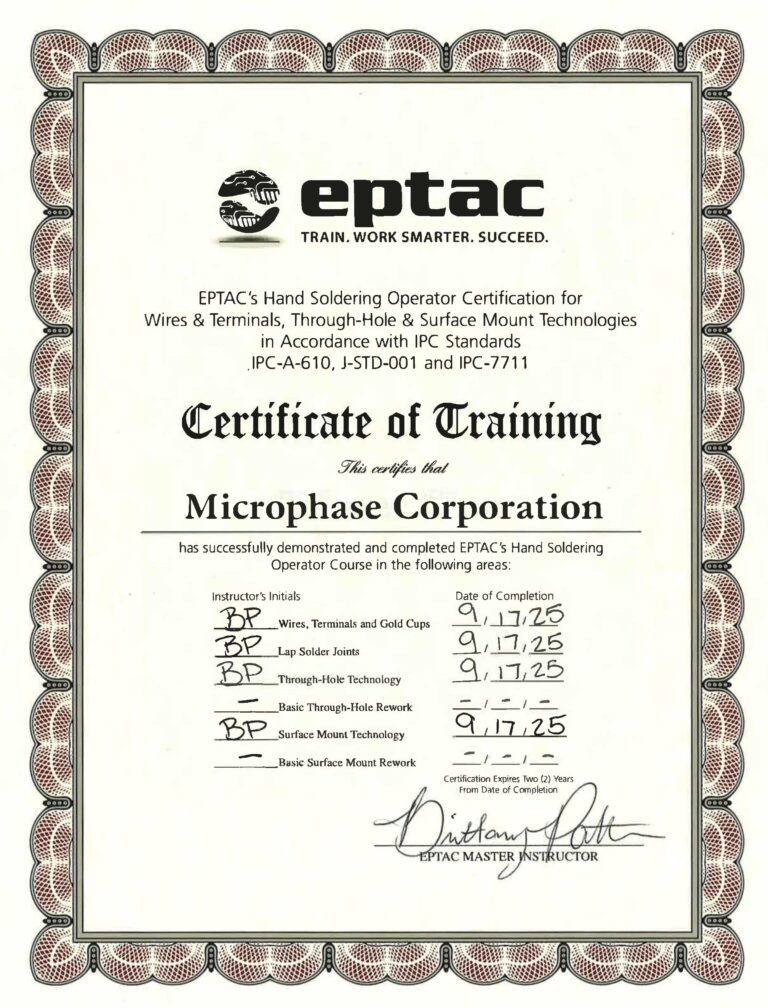EPTAC. Train. Work Smarter. Succeed.